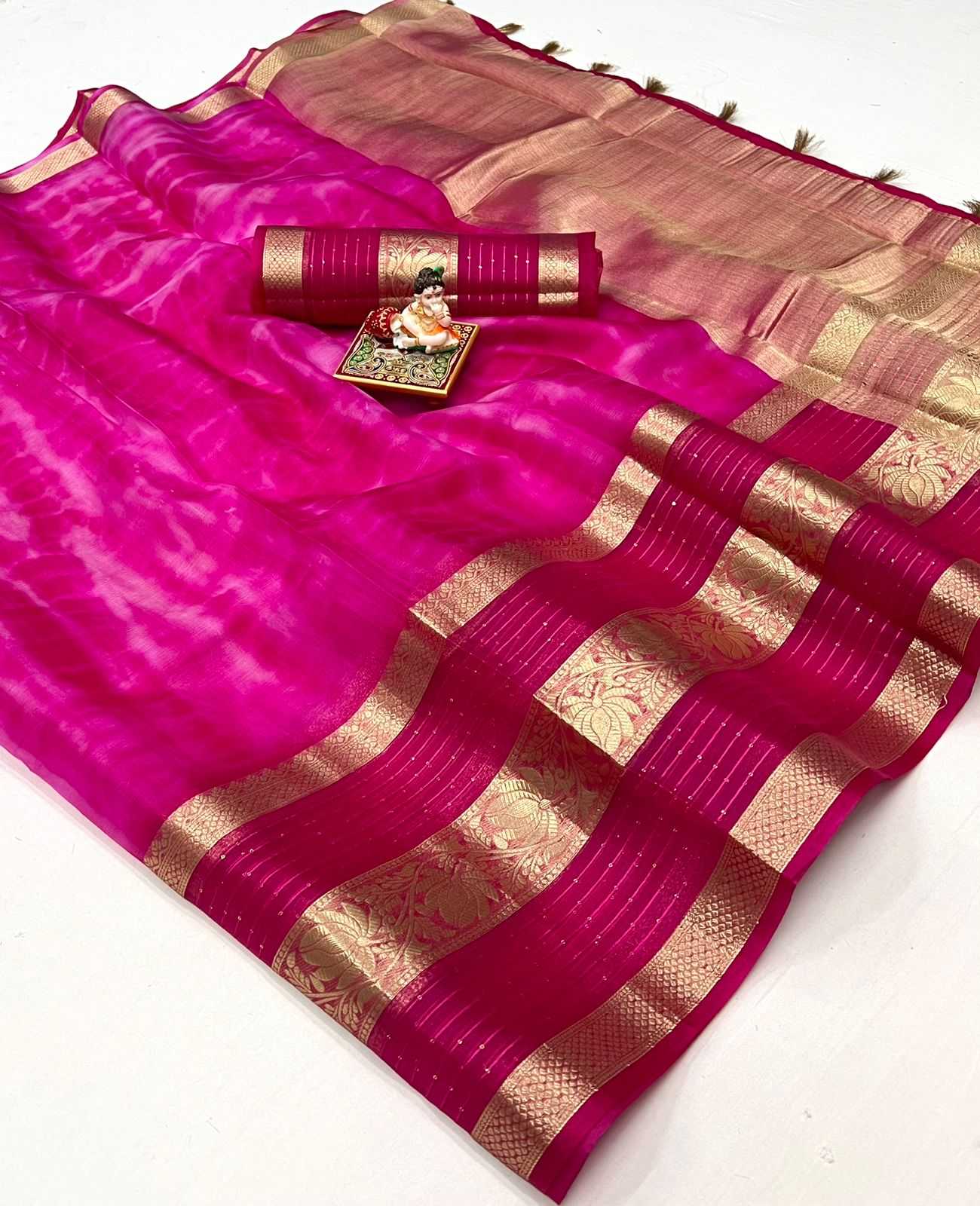 YNF ORGANZA RAR RICH WHOLESALE SAREES MANUFACTURER